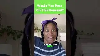 Pullout Bed a Dealbreaker! Would You Take This Housesit #getrealrae #trustedhousesitters