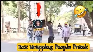Box Wrapping People Prank Part 1