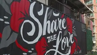 'Kindness' mural revealed on Rainey Street in Austin