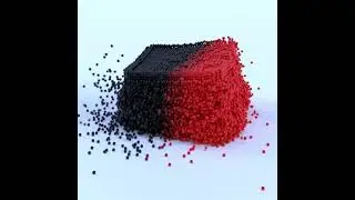 first attempt blender molecular script