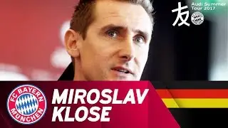 Miro Klose Joins FC Bayern's Asian Adventure | Audi Summer Tour 2017