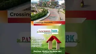 Residential PLOT Investment Opportunity at PANCHSHEEL PARK - Crossings Republik, Gzb.