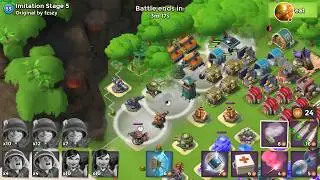 Hammerman 's Imitation Game  | Stages 1-6 | RZM + KAVAN | Boom Beach HQ 17 | June 16, 2017