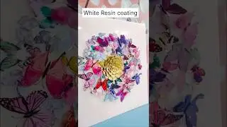 Luxury 3D Butterfly Resin Wall Art | DIY Resin Art | shorts