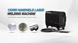 How to use a Mini handheld laser welding machine? Max air cooled laser welder 1500w