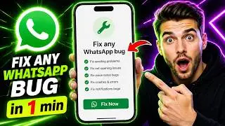 How to Fix WhatsApp Any Bug & Error (2026) | Fix All WhatsApp Problems