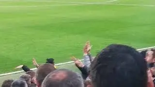 Barkley's free kick against Malmo | Fan's perspective view