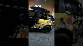 XUV sticker cheythu #shortvideo#xuv500 #mahindra #xuv #modification