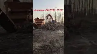 New intelligent large-scale wood crusher