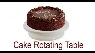 Okayji Plastic Cake Decorating Turntable Stand Unboxing and Review | Food Rotating Table