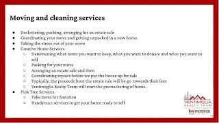 Helping Seniors Clean, Declutter, and Prepare to Move with Jacqui Tracy, Ventimiglia Realty Team