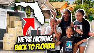 TELLING OUR KIDS WE'RE MOVING BACK TO FLORIDA!