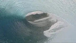 Big empty Teahupoo inside ledge Raw POV