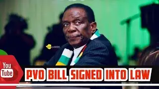 MNANGAGWA SIGNS CONTROVERSIAL PVO BILL INTO LAW | ZIMLIVE