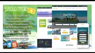 Travel Exploration Booking Creative Travel Agency Theme HTML5 | Themeforest Download
