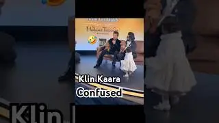#Ramcharan's daughter confused with her father's statue🤣👌....#shorts #ytshortsindia #short #telugu