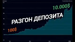 РАЗГОН ДЕПОЗИТА СО 100 ДОЛЛАРОВ ЗА 90 ДНЕЙ I Самая лучшая система заработка I Трейдинг I Скальпинг