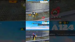 Orion🥶 vs🤮 A124 Character ability test 😍#shortsfeed #shorts #freefire