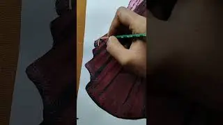 Bridal lehenga illustration #fashion #shorts #ytshorts #fashiondesigner