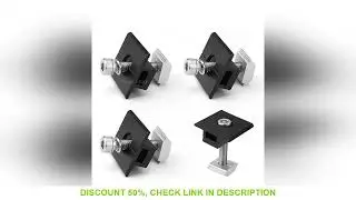 4/10/20pcs Solar Module Holder End Clamp End Clamp for Mounting Solar Panel Clamps for PV Solar Modu