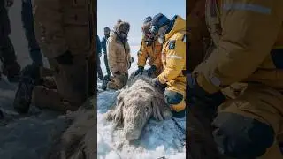 Frozen Woolly Mammoth Discovered Intact in Siberian Glacier