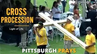 Pastors Join Men & Women from Light of Life Rescue Mission As They Carry Cross on Heinz Field