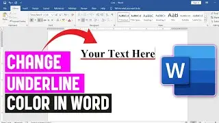 Как изменить цвет подчеркивания в Word