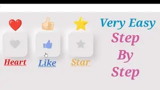 CSS Animation For Social Icons (❤️,👍🏻,⭐) @deandeveloper4045  #webdesign #webdevelopment #youtube