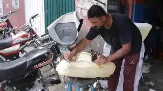 How to Restore a Honda CD 70 Seat 🛠️✨ Part 3 DIY Guide #hondacd70  #restoration #SeatRepair 𝐂𝐘 𝐓𝐞𝐜𝐡