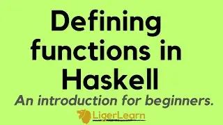 Defining simple functions in Haskell (the basics)