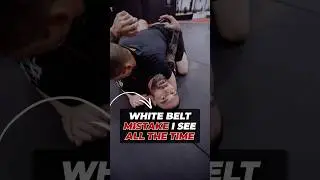 Another BJJ white belt mistake I see ALL THE TIME! #bjj #jiujitsu #jiujitsutips #martialarts