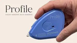 How to Use Profile Photo Tape Runner for Attaching Photos to Drymount Photo Albums