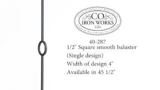 40-287  Custom Ornamental Iron Works