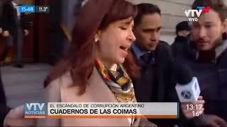 Cuadernos de las coimas: Cristina Fern&aacute;ndez declar&oacute; ante el juez Claudio Bonadio