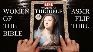 Christian ASMR ✨ Magazine Flip Thru - Women of the Bible | Ear to Ear Whisper
