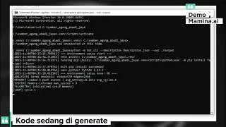 Mamina.ai Autonomous universal code generator DEMO.