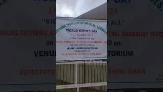 skims auditorium kidney day #shortvideo #medico #medicalstudent #viral #skims #aiims #trendingshorts