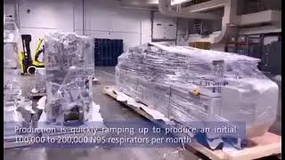 Richpeace N95 Cup Mask Machines Arrived to Customer's Factory