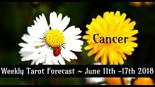 Cancer Weekly Tarot ~ June 11th - 17th 2018