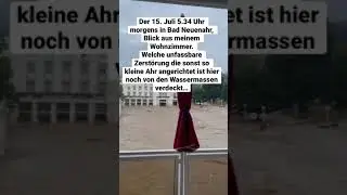 Die Flutkatastrophe vor meinem Wohnzimmerfenster #ahrtal #hochwasser2021 #badneuenahr #shorts