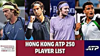 Musetti, Rublev, Bublik & More! | Hong Kong Open 2026 Entry List | ATP Tennis