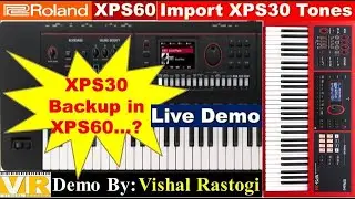 Roland XPS30 Backup in XPS60 ...? || Live Demo