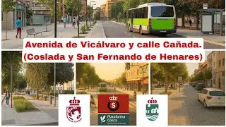 PROPUESTA PROYECTO DE REGENERACIÓN URBANA AVDA. VICÁLVARO Y C/ CAÑADA  🏘️🅿️🌳🚏🚍🚘🚦🌳⛲🌱🌾💧🚶🏻‍♂️👨🏻‍🦽🚲♻️
