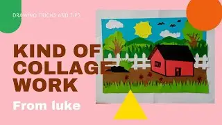 Easy collage work for STUDENTS | Easy tips for everyone #artsbyluke
