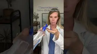 That hand sanitizer sting. #handsanitizer #cleanhands #handcut #dentist