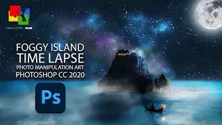 Foggy Island | Photo Manipulation | Time Lapse | Speed Art | Photoshop CC |Tutorial