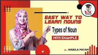 Noun & its Types (संज्ञा व उसके प्रकार) in English Grammar | Proper/Common/Material/Collective