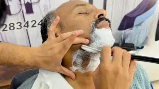 How to learn shave ( उल्टी व कठोर दाढ़ी ) How to shaving step by step | Clean shave | Shaving tips