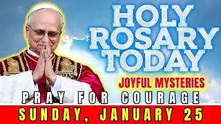 SUNDAY HOLY ROSARY 🌿 JANUARY 25 2026 🌿 GLORIOUS MYSTERIES: THE MIRACLE OF CONVERSION