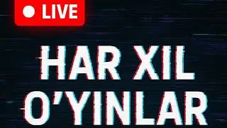 Prosta stream har xil oyinlar boladi.😁😎